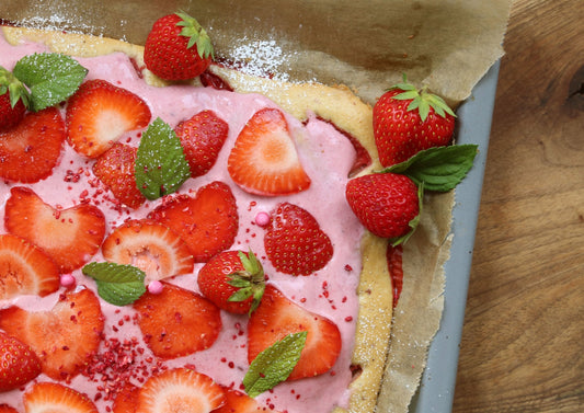 Erdbeerkuchen des Sommers - unverpackt&lose