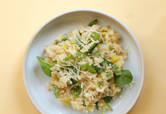 Gebackenes Risotto mit Grün - unverpackt&lose