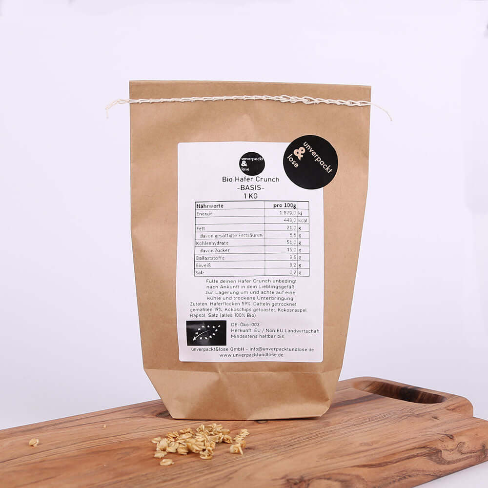 Hafer Crunch Basismischung Bio - unverpackt&lose