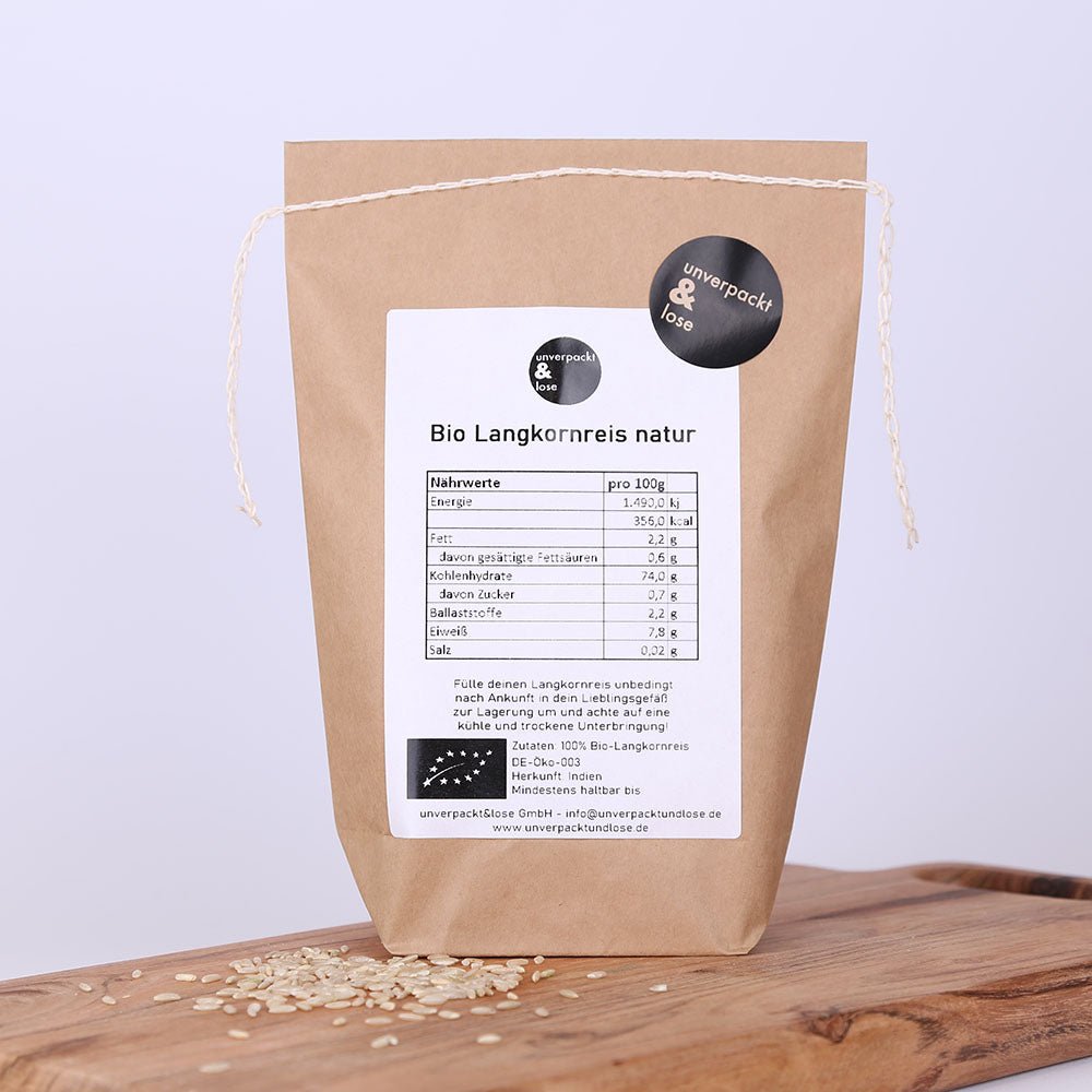 Langkornreis Natur Bio - unverpackt&lose