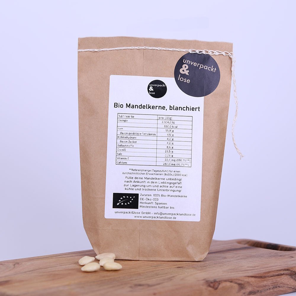 Mandelkerne blanchiert Bio - unverpackt & lose