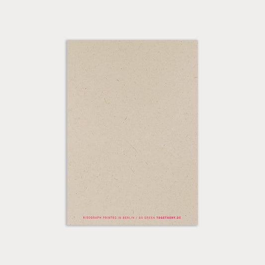 Postkarte / Simply the best / Pflanzenfarbe / Ökopapier - unverpackt&lose