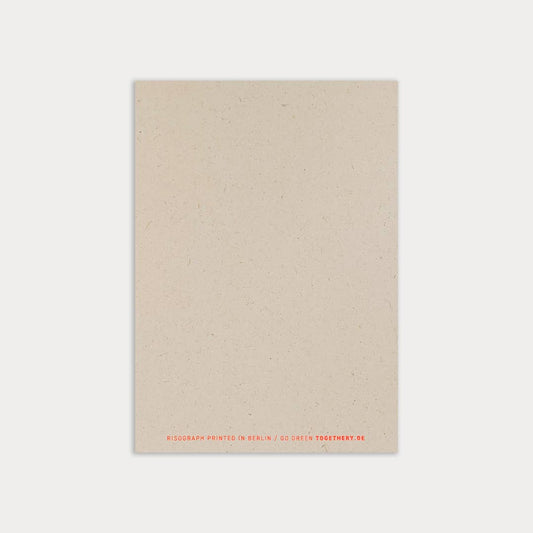 Postkarte / Storch / Welcome Little One / Ökopapier - unverpackt&lose