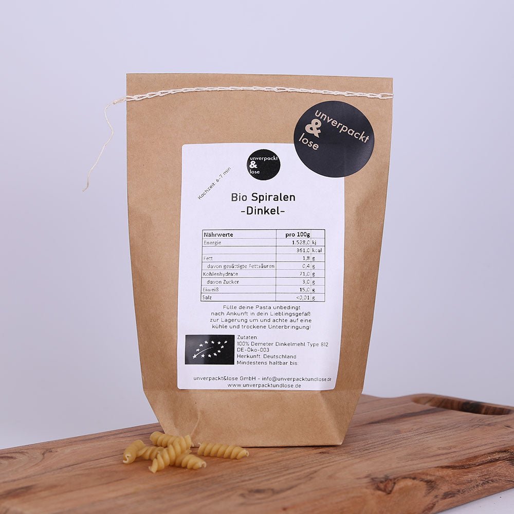 Spirelli Dinkel Bio - unverpackt&lose