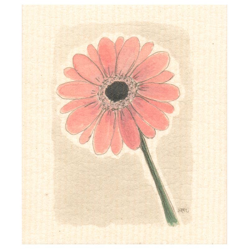 Spültuch Gerbera - unverpackt&lose