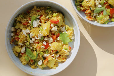 Couscous Pfanne mit Ananas