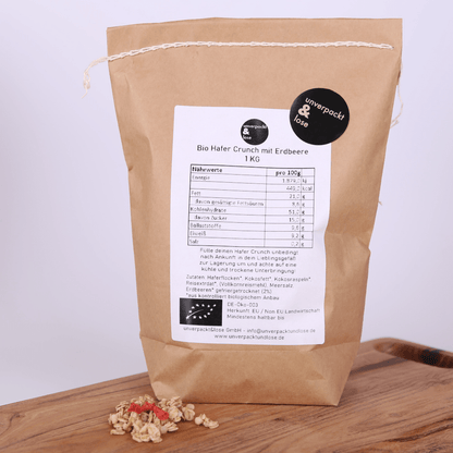 Hafer Crunch mit Erdbeere Bio - unverpackt&lose