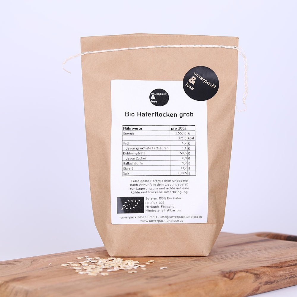 Haferflocken Großblatt Bio - unverpackt & lose