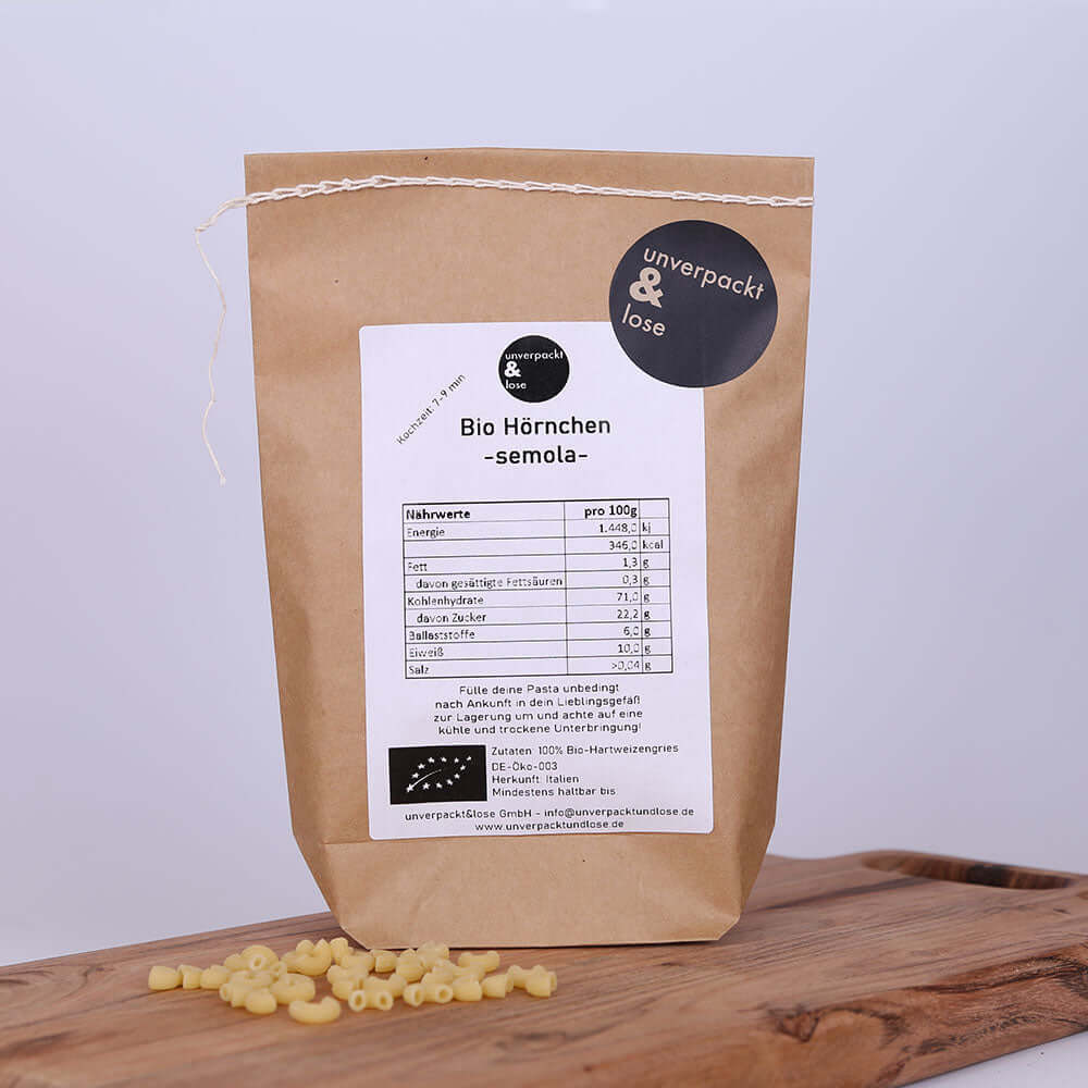 Hörnchen Mini semola Bio - unverpackt & lose