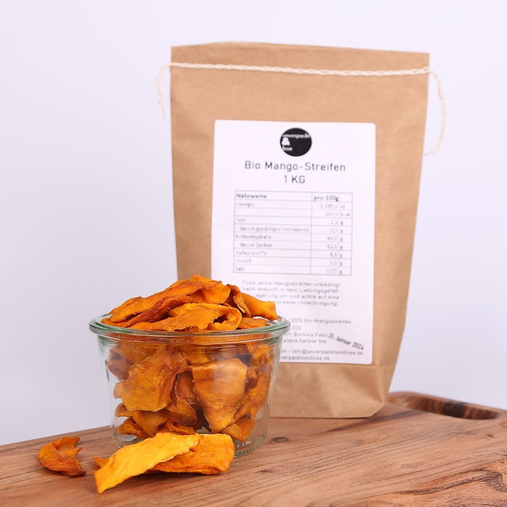 Mangostreifen Bio - unverpackt & lose