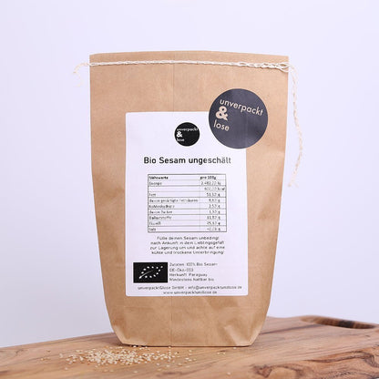 Sesam, ungeschält Bio - unverpackt & lose