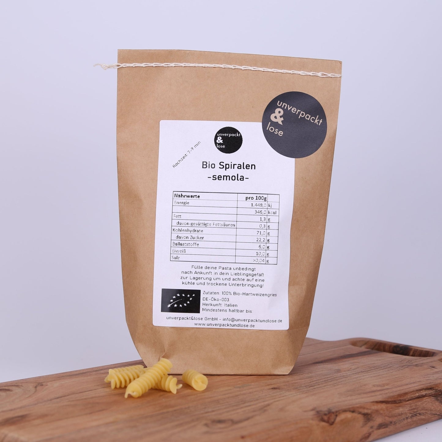 Spiralen semola Bio - unverpackt&lose